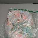 Vomgomfom 200 Slots Pencil Bag, 4-Layer Zipper Portable Art Supply Organizer, PU Leather Large Capacity Colored Pencil Case with Handle for 200 Watercolor Pens, Gel Pens (Gray Rose)