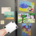 Pre-Cut Magnet Tape Strip,Thin Magnetic Squares with Self Adhesive(576PCS 3/4" x 3/4"),Sticky Magnets for Classroom/Family Activities,Peel and Stick ONLY for Cards/Picture/Paper (20mil Magnet)