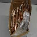 Blissun Sparkling Champagne Gold Christmas Tree Collar  Color Shifts with Light  25.2 Bottom / 14.9 Top Foldable Base Cover