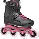 Rollerblade Lightning 90 Women's Urban Inline Skate,Black/Sangria, 6 