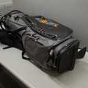 14 Way Golf Bags for Men-Premium PU Leather Golf Bag with Stand, Golf Stand Bag with Detachable Dual Strap, Rangefinder Pouch, Full Length Dividers (Gray-Prime)