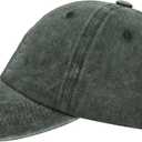 12Pieces Vintage Washed Baseball Caps for Women Men Distressed Twill Adjustable Dads Hats Unisex Style, Army Green 