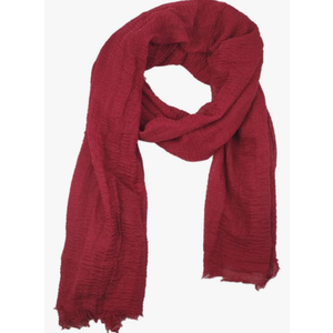 Belsen Classic Cotton Blend Crinkle Soft Lightweight Scarf Wrap Shawl