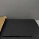 XL Adjustable Folding TV Tray Table, Larger TV Dinner HDPE Plastic Tray, for Laptop, Eating, Drawing, Snacks, etc, Black-Pro