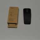 Bluetooth Arc Mouse Foldable Slim and Portable Mini Wireless Computer Travel Mouse Folding Optical Touch Mice for Laptop Tablet - Black