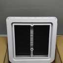 Livpow RV Roof Vent Kit 14" x 14" Manual Lift Black Lid