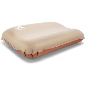 Night Cat Self-Inflatable Camping Pillow: Lightweight Comfortable Memory Foam Pillow for Outdoor Travel Car Camp