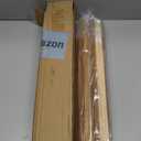 LazBlinds No Tools No Drill Cordless Bamboo Roman Shades, Light Filtering Window Treatment, Roll Up Bamboo Blinds for Windows 21'' W x 48'' H, Ceylon Light Russet