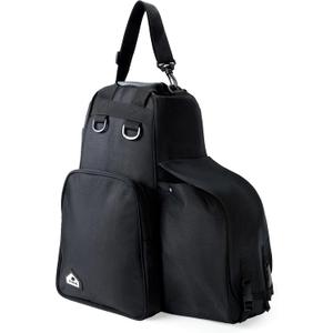 FitsT4 Sports Equestrian Boot Bag Comfort Grip Multi-Functional Horse Riding Gear Pack for Helmet Horsewhip Padded Divider Equipment