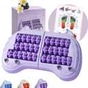 REWXXD Foot Roller Massager for Plantar Fasciitis Relief, Large Size, Eases Foot Pain & Cold Feet, Enhances Circulation, Portable, Split into Two, FullBody Washable, Purple