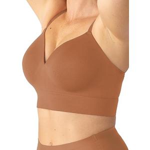 Truekind Wireless Bras for Women No Underwire - Wirefree Bralettes for Women with Support - Wireless Bra Bralette S