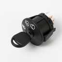 GY20074 AM133597 Lawn Mower Ignition Starter Switch with 2 Key Compatible with Deere Lawn Tractor L100 L105 L107 L110 L120 D100 D105 D110 D121
