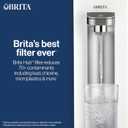 Brita Hub Compact Instant Powerful Countertop Water Filter System, Reduces 70+ Contaminants, 9 Cup Water Reservoir, Includes 6 Month Carbon Block Filter, White, 87344