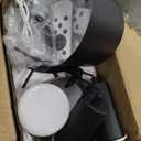 NIORSUN Battery Operated Wall Sconce Set of 2, Black Wireless Rechargeable Wall Lights with 5200mAh Dimmable Detachable Bulbs and Remote, 9 Colors Sconces Wall Decor for Bedroom Living Room Hallway