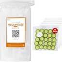 15 Pcs 12”x13” Reusable Vacuum Sealer Freezer Bags with Air Valve for Food Storage and Preservation, for Leftover Save, Meal Prep, Sous Vide Cook, Outdoor BBQ. BPA Free, Dishwasher Safe Microwavable