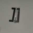 Ravinte 3 Pack Solid 5 Inch Center to Center Slim Square Bar Drawer Handles - Cabinet Hardware Pulls in Matte Black - Kitchen Handles