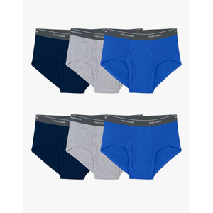 Fruit of the Loom Men's Underwear Briefs, Tag Free & Moisture Wicking, Assorted Color Multipacks