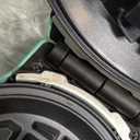 2-in-1 Double Waffle & Pancake Maker - CACHOO Mini 4" Nonstick Waffle Iron & Small Round Griddle with 4 Removable Plate Sets, Dishwasher Safe, Perfect for Small Spaces, Apartments & Dorms, Aqua