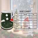 Pet Christmas Costumes Dog Xsmas Tree Clothes Pet Christmas Party Apparel Soft Velvet Winter Sweater Dogs Cats Outfit (Green)