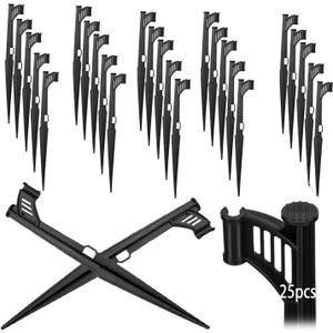 Drip Irrigation Stakes for 1/4 Inch Drip Irrigation Tubing. Drip Line Stakes Suitable for Garden,Flowers,Plants, Vegetables Drip System Parts(25PCS) Drip Irrigation Stakes for 1/4 Inch Drip Irrigation Tubing. Drip Line Stakes Suitable for Garden,Flowers,Plants, Vegetables Drip System Parts(25PCS)