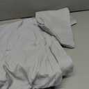 Duvet Cover Full Size Set - Extra Soft Full Duvet Cover 80" x 90" with 2 Pillow Shams - Hotel Luxury, Easy Care & Fade Free w/ Zipper Closures & Ties - All Season, Comfy and Breathable (French Grey)
