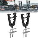 KEMIMOTO ATV UTV Hunting Tool Mount for 0.79 in - 1.97 in Square Tube, Tool Holder Rack with Rubber Straps