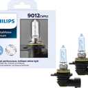 Philips Automotive Lighting 9012 CrystalVision Platinum Superior Upgrade Automotive Replacement Bright White Headlight Bulb, Fits Select High Beam, Low Beam, Fog Positions (2 Pack)