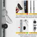 Wall-Mounted Anchor Fitness System - Adjustable, Multi-Functional, Space Saving Home Gym Solution for Strength Training,Adjustable Workout Wall Anchor System