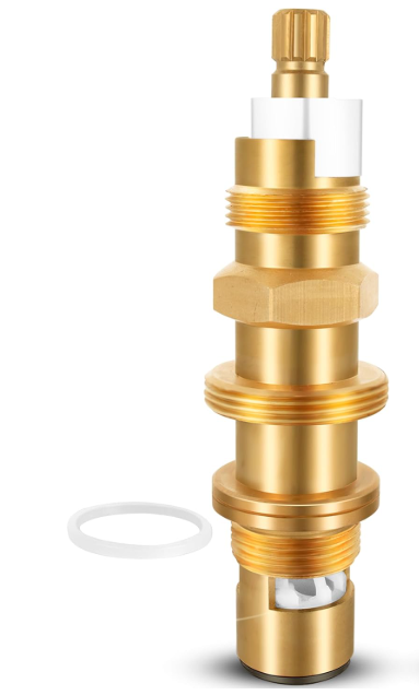 910-030 Shower Cartridge Compatible with Price Pfister Shower Valve, Ceramic Disc Cartridge Replacement Parts Compatible with Pfister Bathroom Shower Valve Faucet Cartridge, Brass Construction (1)