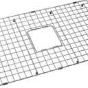 Serene Valley Sink Bottom Grid 26-7/8" x 14-7/8", Centered Drain with Corner Radius 1-1/2", Kitchen Sink Protector NDG2715C, Medium