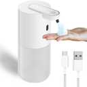 Automatic Soap Dispenser,13.5oz Touchless Foaming Soap Dispenser Hand Free Bathroom Countertop Soap Dispensers with 4 Level Soap Volume Design (13.5oz)