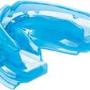 Shock Doctor Braces Football Mouth Guard, Upper & Lower Teeth Protection, Adult/Youth Sizes with Helmet Strap, Mouthguard for Sports, Football, Hockey, Lacrosse, Baseball, Wrestling, More (Adult: 12+ yrs, Blue)