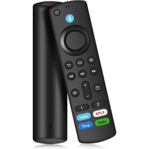 Replacement Voice Remote Control Compatible with Fire Smart TV Stick(2nd Gen/3rd Gen/Lite/4K Max/Cube), TV Stick 4K(1st/2nd Gen), Smart TVs 3rd Gen, for Hisense/TCL Smart TV, N0t for Samsung-TVs