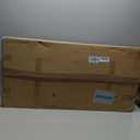 PRAISUN 47 Inch L Shaped Desk with Power Outlets, 5 Fabric Drawers