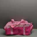 WOOMADA Kids Duffle Bag for Boys or Girls, Kids Overnight Bag with Shoe CompartmentWet Pocket, Ideal for School Practice, Sports, Travel(pink)