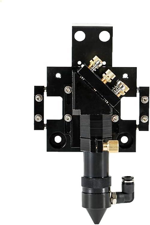 Cloudray E Series Cutting Head Outer Slider Type Dia20mm FL50.8/63.5mm with Air Assist Nozzle for Outer Rail SG15 Bearings