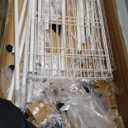 FUTASSI P1 Plus Rolling Clothes Rack, 22mm Diameter Heavy Duty Garment Rack with Wheels, Portable Closet Wardrobe with Double Rods, 45" W x 17.7" D x 80.5" H, Max Load 524 LBS, White