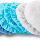20 Pieces Car Orbital Buffer Polisher Pad Bonnet Microfiber Max Bonnet Polishing Buffing Pad Cover(5-6 Inches)