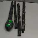 Spooktacular Creations Halloween LED Witch Staff Vintage Cane, Light Up Magic Walking Cane Prop Stick Accessory for Halloween Party Dress Up, Pretend and Play Costume