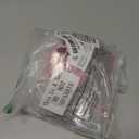 Sweetude 12 Pcs Bow Clear PVC Gift Bags with Handle Ribbon Coquette Bowknot Party Favor Bags with Ribbon for Wedding, Bridal Party, Baby Shower, Valentine, Birthday(Cherry Bow)