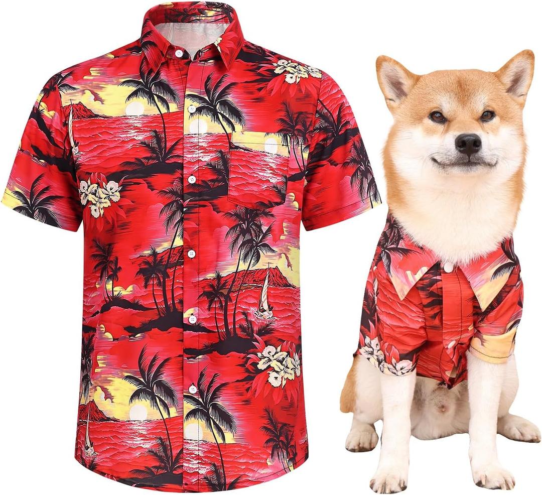 Dog Shirts Hawaii Dog Clothes, XLarge