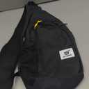 SKYSPER Sling Bag RFID Crossbody Sling Backpack Cross Body Shoulder Travel Bag Hiking Daypack for Women Men(Black) (Small)