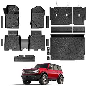 GALVAGNITE Floor Mats Fort 2021-2026 Ford Bronco 4-Door Accessories