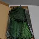 Palm Leaves, 108 Pcs 6 Kinds Artificial Palm Leaves Monstera Tropical Leaves Decor, Green Leaves for Jungle Hawaiian Luau Safari Party Table Wedding Birthday Theme Party Decorations