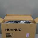 HUANUO Adjustable Desk Footrest, Foot Rest for Under Desk at Work with Massage, Adjustable Foot Stool with 3 Height Position & 30 Degree Tilt Angle Adjustment for Home, Office (Black)