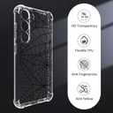 YESPURE for Samsung Galaxy S24 Case Halloween Clear Cute Spider Web Painting Case for Kids Transparent Soft TPU Slim Protective Case Bumper Shockproof Protection for Galaxy S24