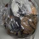 Joiedomi 6ft Long Halloween Inflatable Ghost Outdoor Decoration, Cute Blow Up Ghost Roasts Cotton Candy Over Campfire with LED, Halloween Blow Up Yard Decoration for Holiday Party Garden Lawn Decor