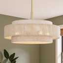 EDISHINE 24'' 5-Light Pendant Lights Kitchen Island, Boho Chandelier