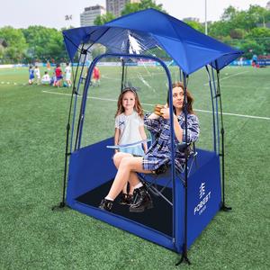 Waterproof Sports Tent with Removable Rainfly,Instant Pop Up Sport Tent,Portable and Durable Outdoor Clear Tent - 1~4 People(