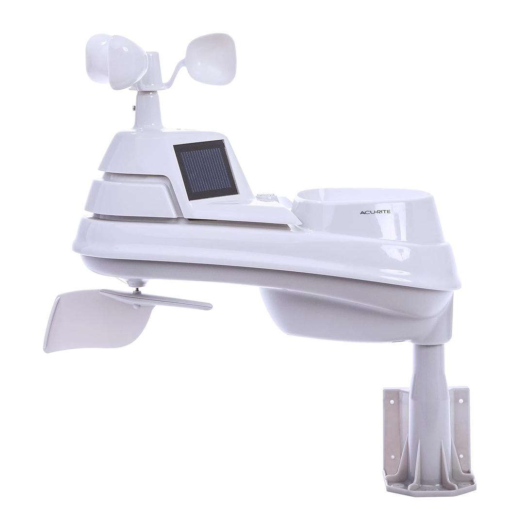AcuRite Iris PRO+ (5-in-1) Weather Sensor with Rain Gauge, Wind Speed, Wind Direction, Temperature and Humidity (06014M)